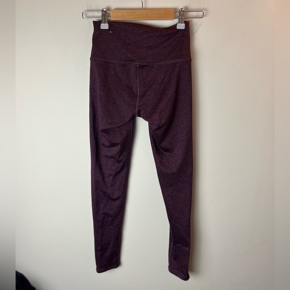 AERIE Chill Play Move Leggings with Pockets Maroon Space Dyed Small - Picture 3 of 5